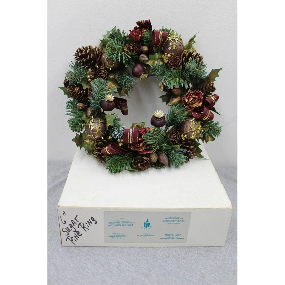 PartyLite Sugar Pine Ring 6